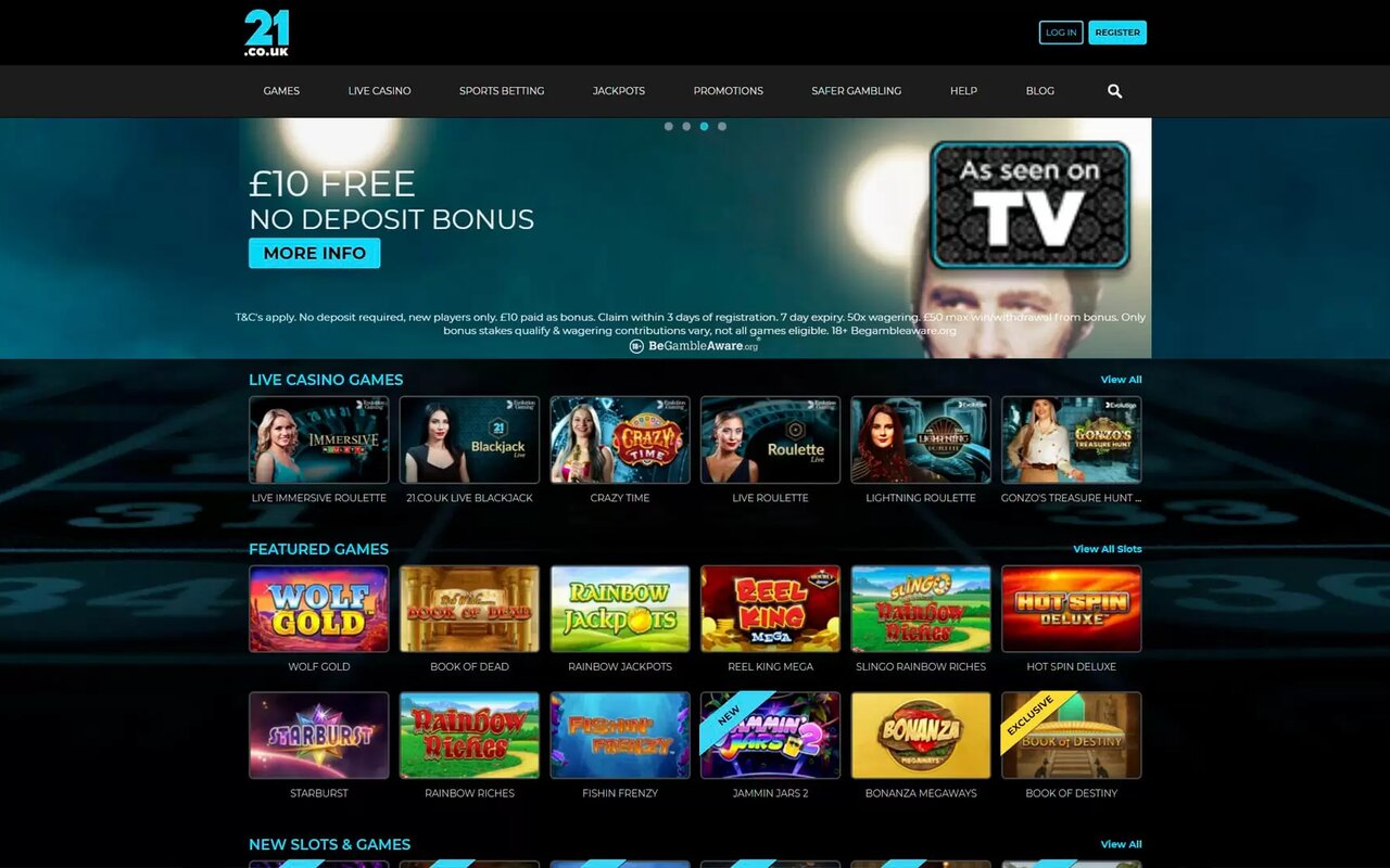 21.co.uk casino