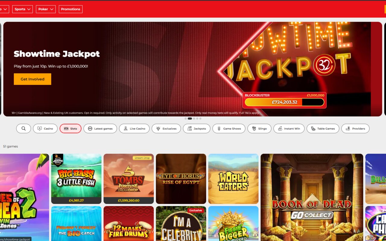 32Red casino